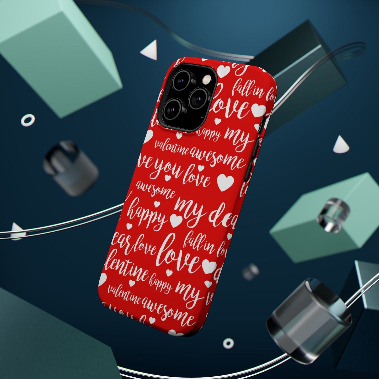 Valentine Words Pattern – MagSafe Case - BOGO Cases