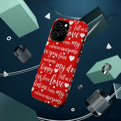 Valentine Words Pattern – MagSafe Case - BOGO Cases