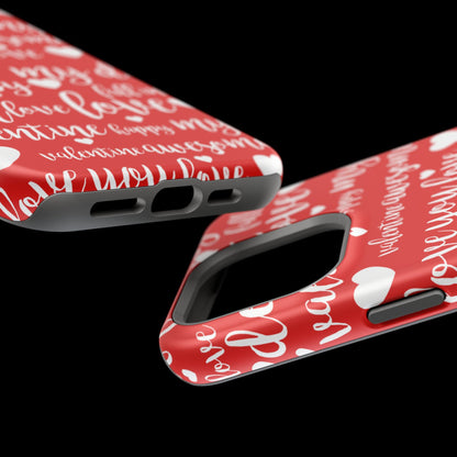 Valentine Words Pattern – MagSafe Case - BOGO Cases