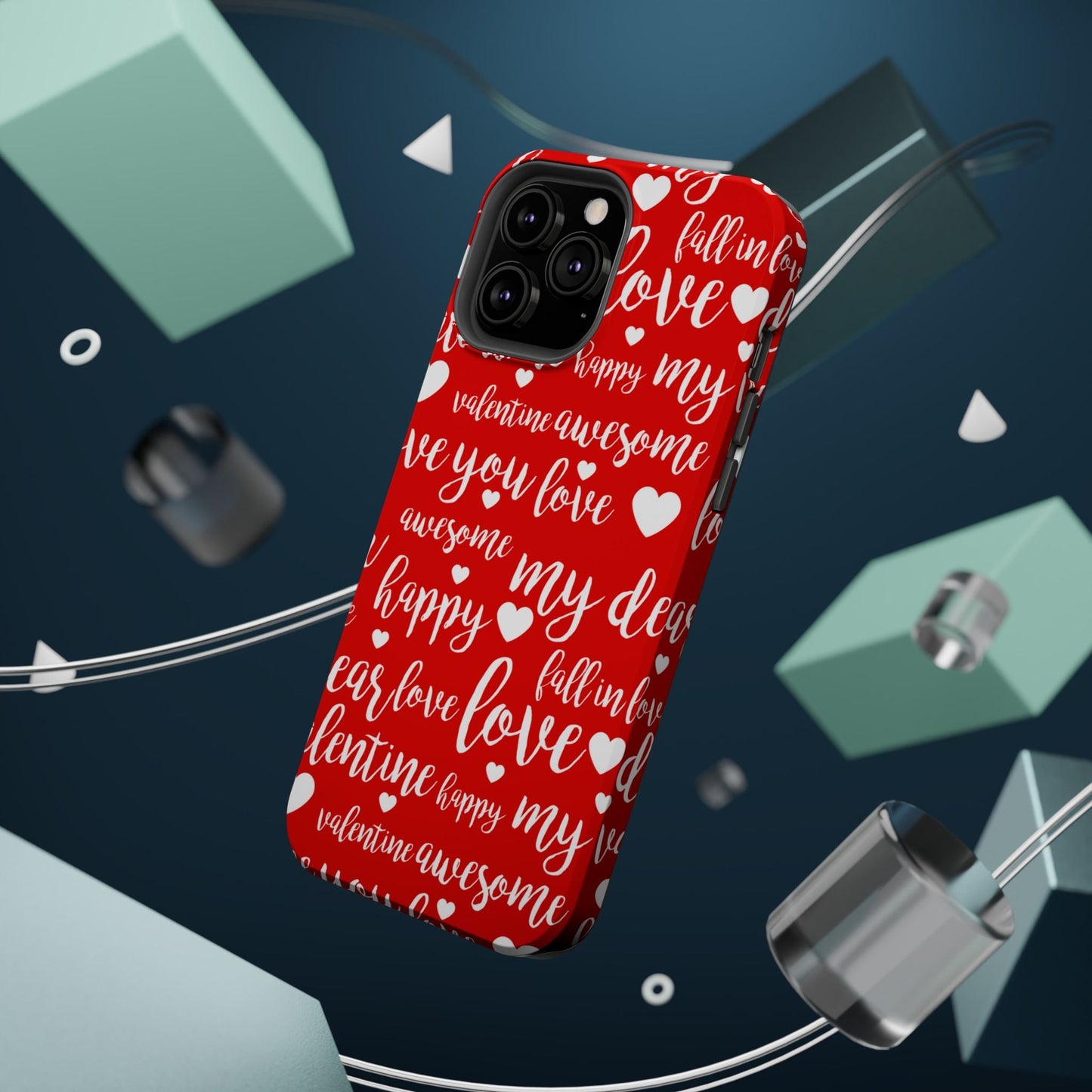 Valentine Words Pattern – MagSafe Case - BOGO Cases
