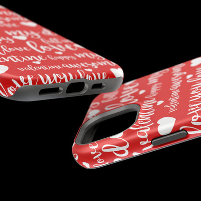Valentine Words Pattern – MagSafe Case - BOGO Cases