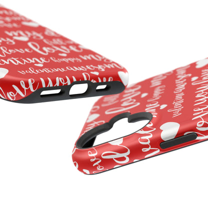Valentine Words Pattern – MagSafe Case - BOGO Cases