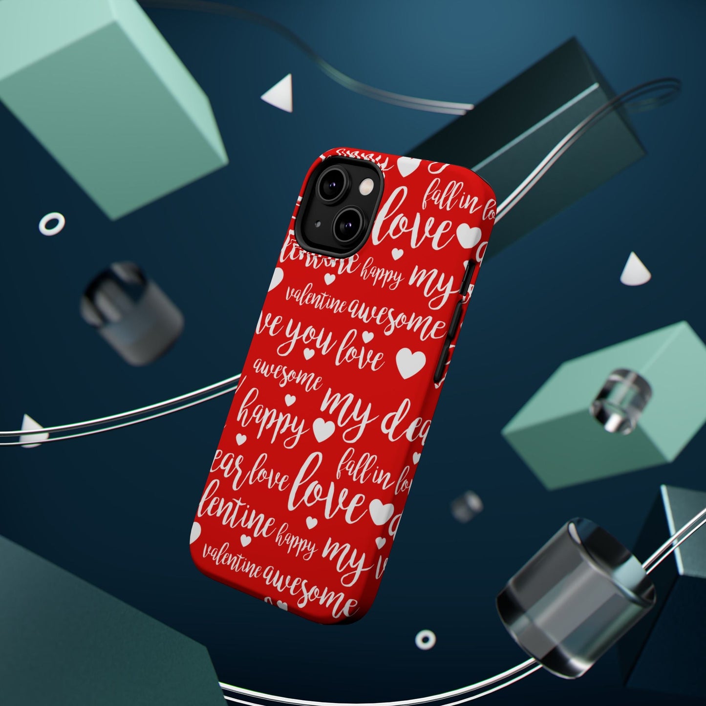 Valentine Words Pattern – MagSafe Case - BOGO Cases