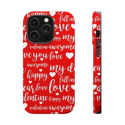 Valentine Words Pattern – MagSafe Case - BOGO Cases
