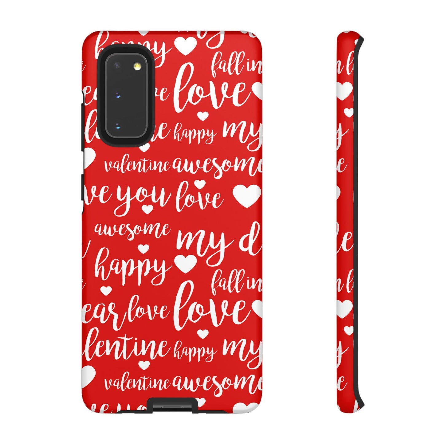 Valentine Words Pattern – Samsung Galaxy Case - BOGO Cases