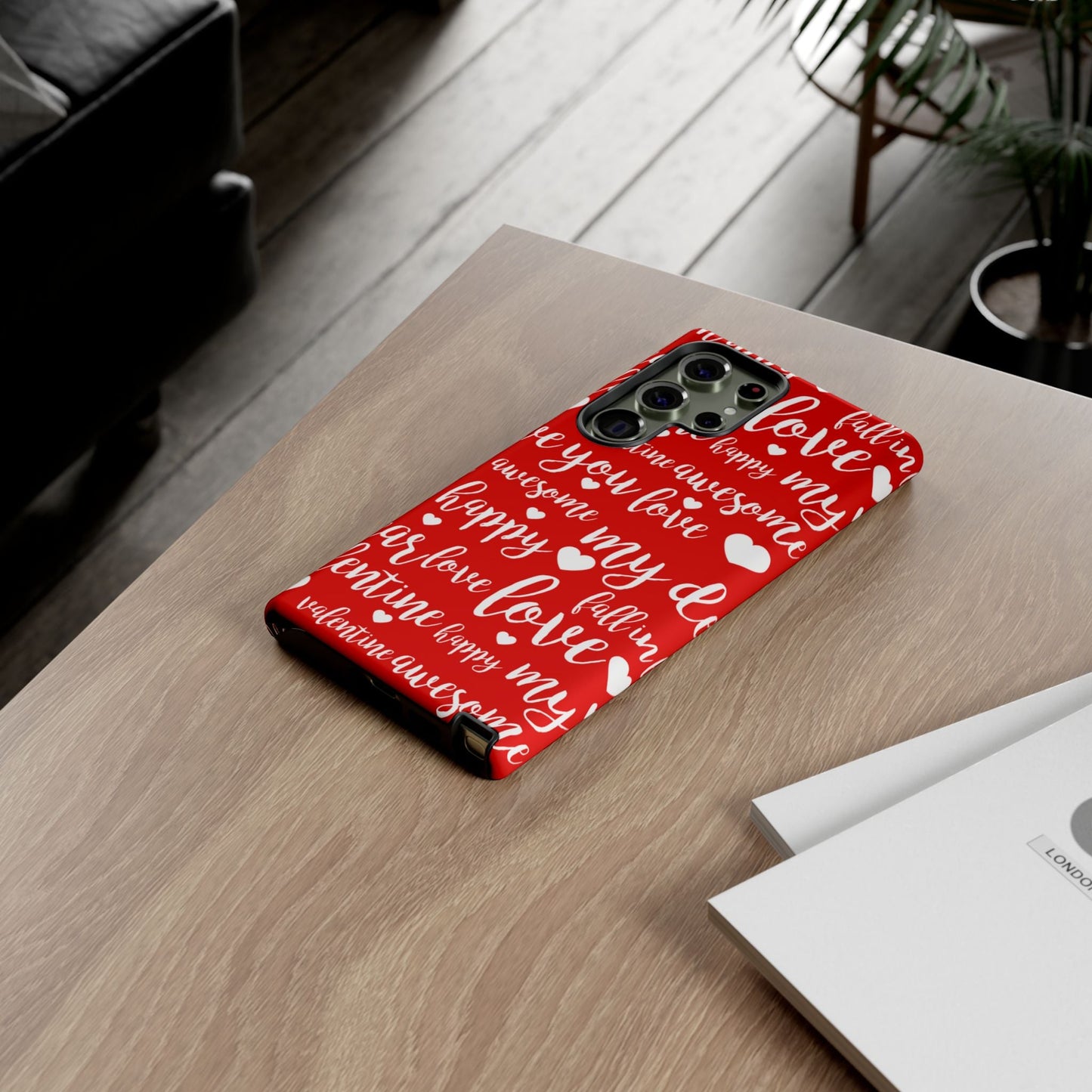 Valentine Words Pattern – Samsung Galaxy Case - BOGO Cases