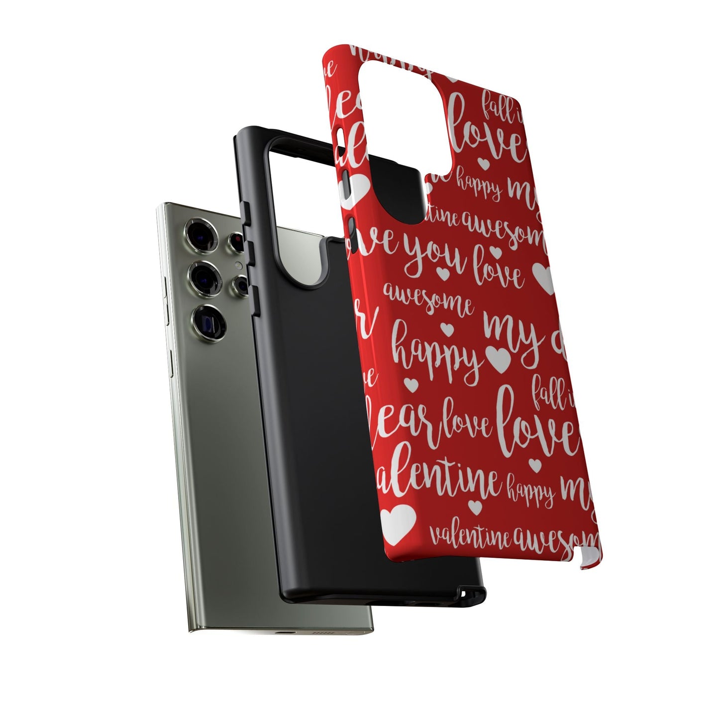 Valentine Words Pattern – Samsung Galaxy Case - BOGO Cases
