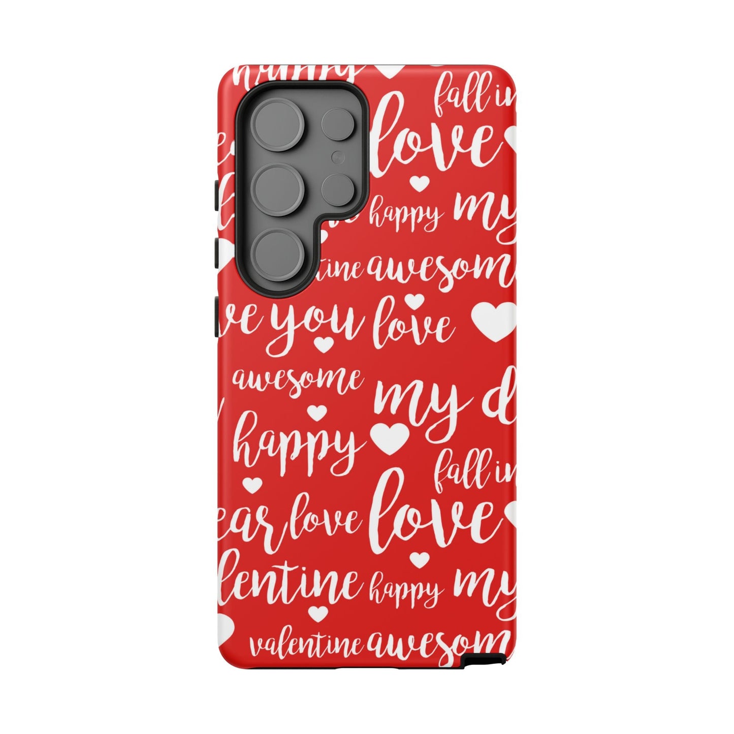 Valentine Words Pattern – Samsung Galaxy Case - BOGO Cases