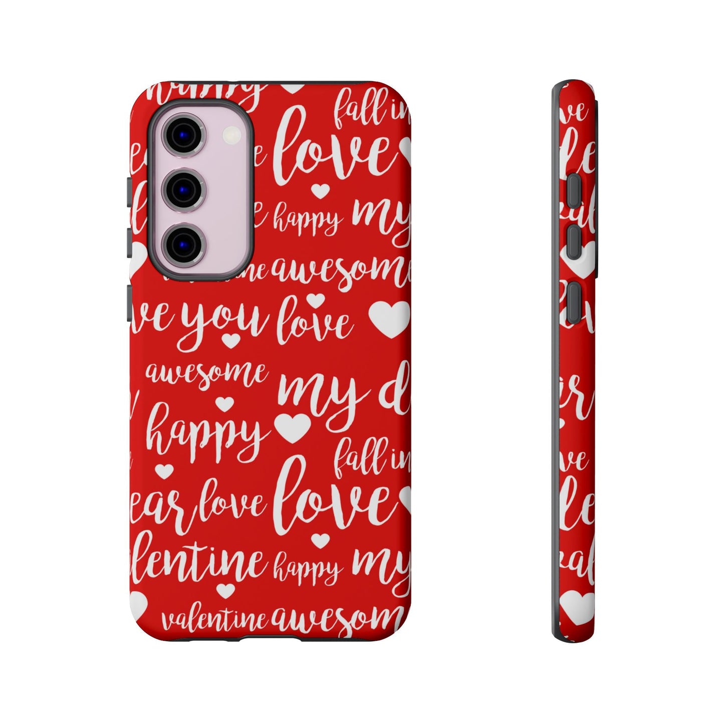 Valentine Words Pattern – Samsung Galaxy Case - BOGO Cases