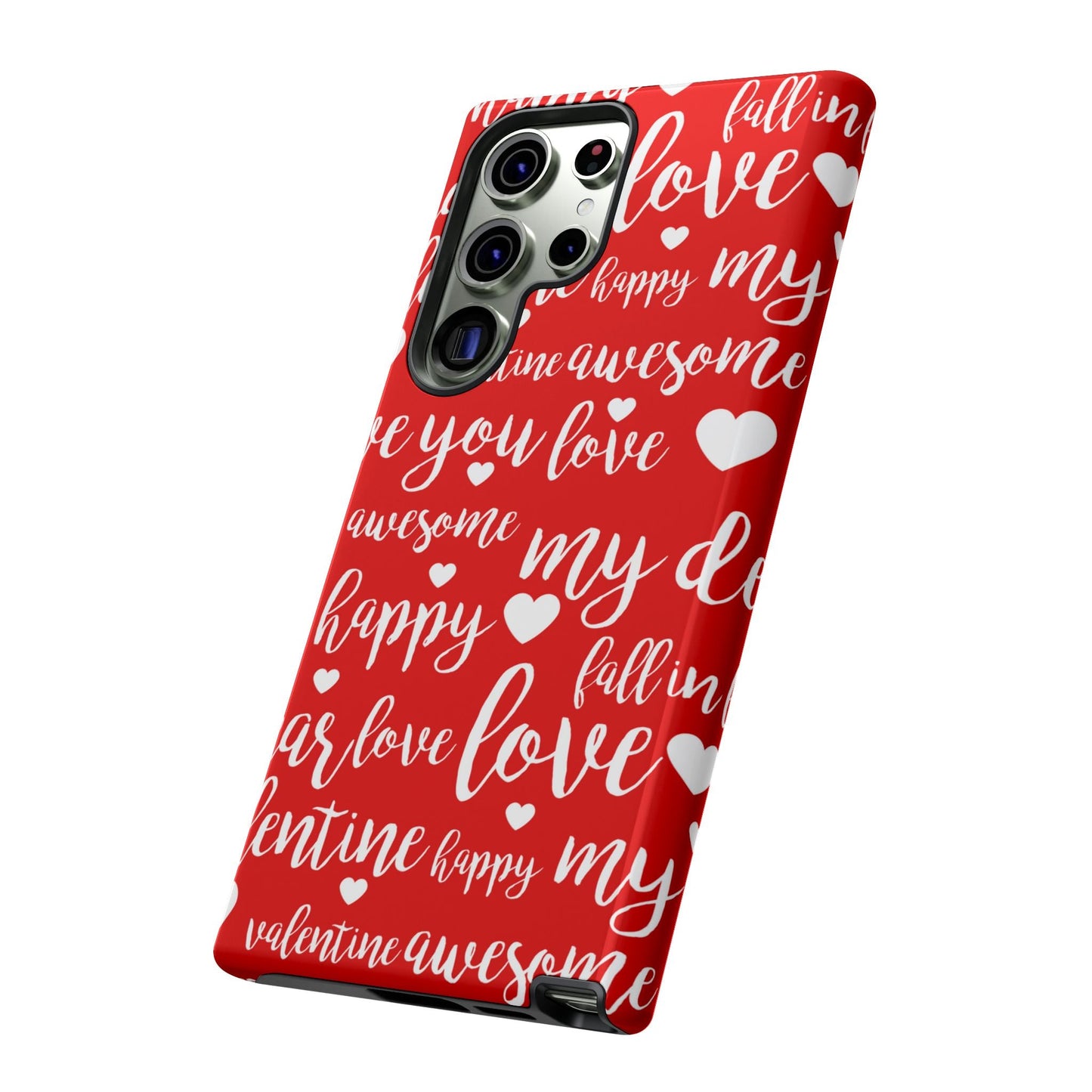 Valentine Words Pattern – Samsung Galaxy Case - BOGO Cases