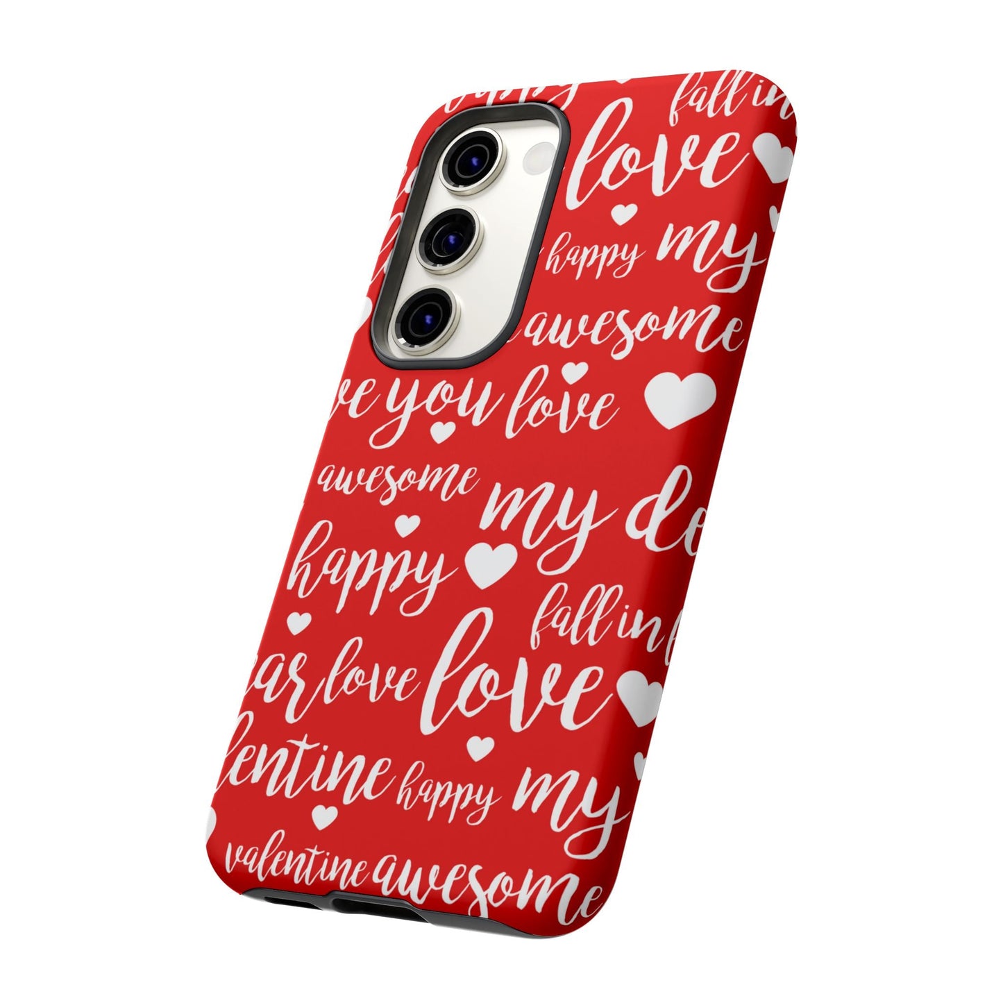 Valentine Words Pattern – Samsung Galaxy Case - BOGO Cases