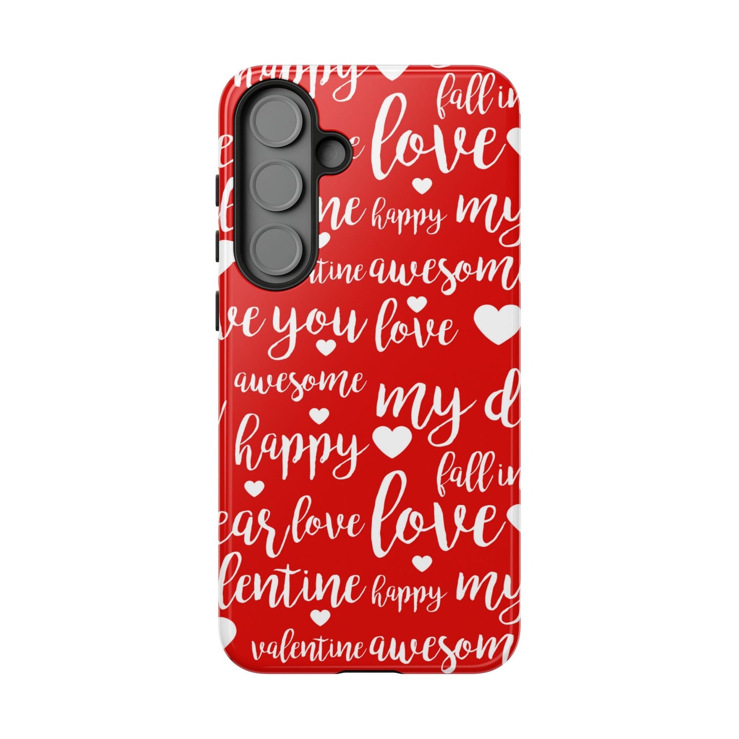 Valentine Words Pattern – Samsung Galaxy Case - BOGO Cases