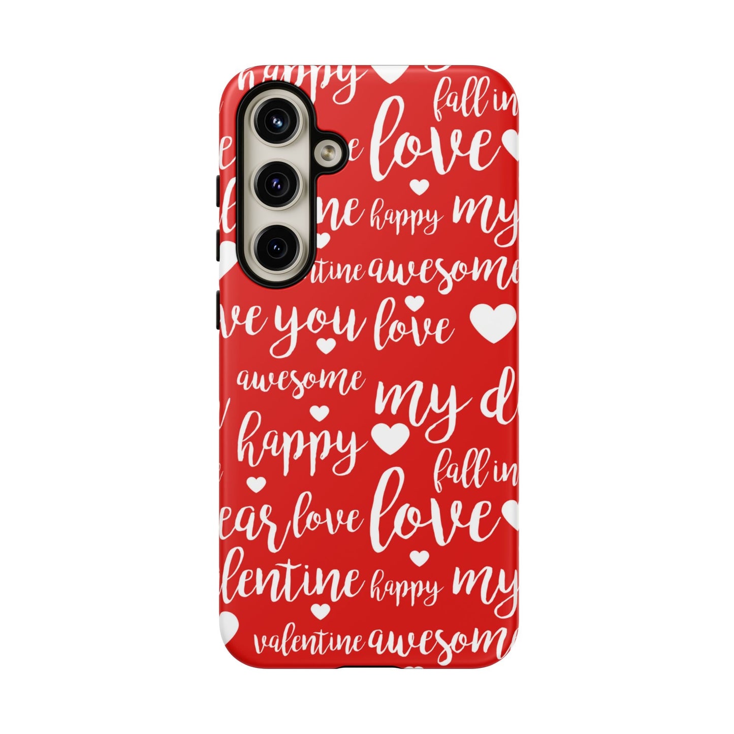 Valentine Words Pattern – Samsung Galaxy Case - BOGO Cases