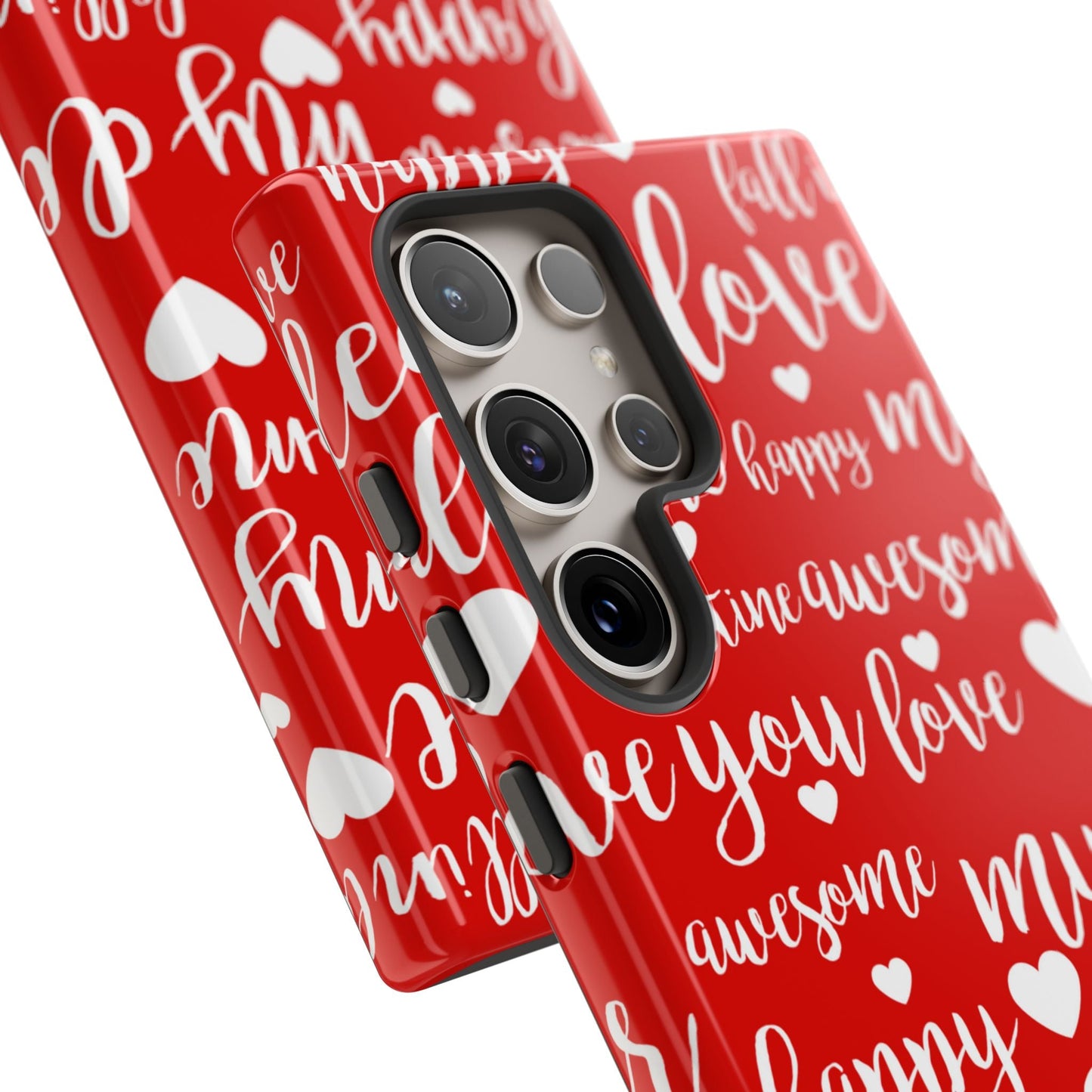 Valentine Words Pattern – Samsung Galaxy Case - BOGO Cases