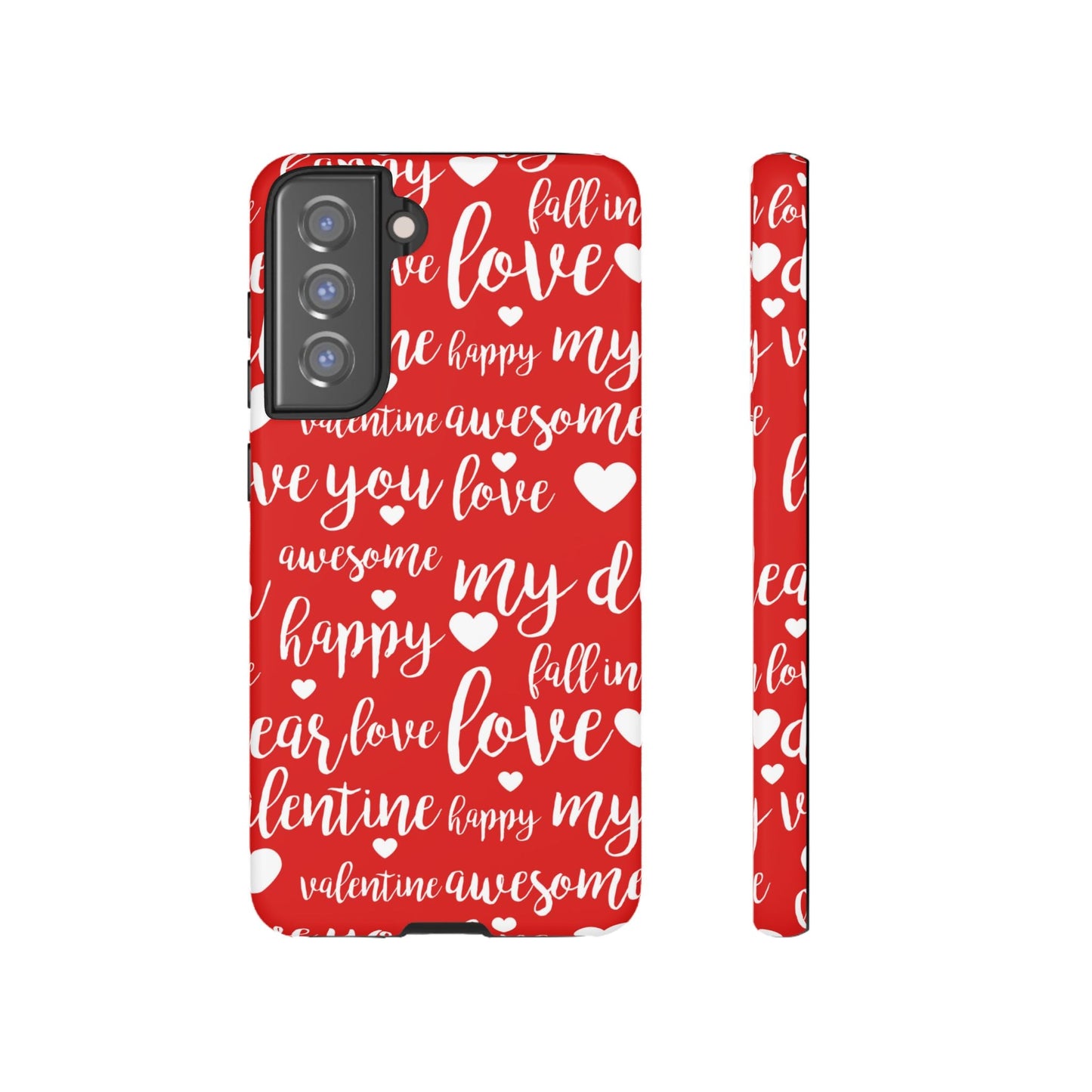 Valentine Words Pattern – Samsung Galaxy Case - BOGO Cases
