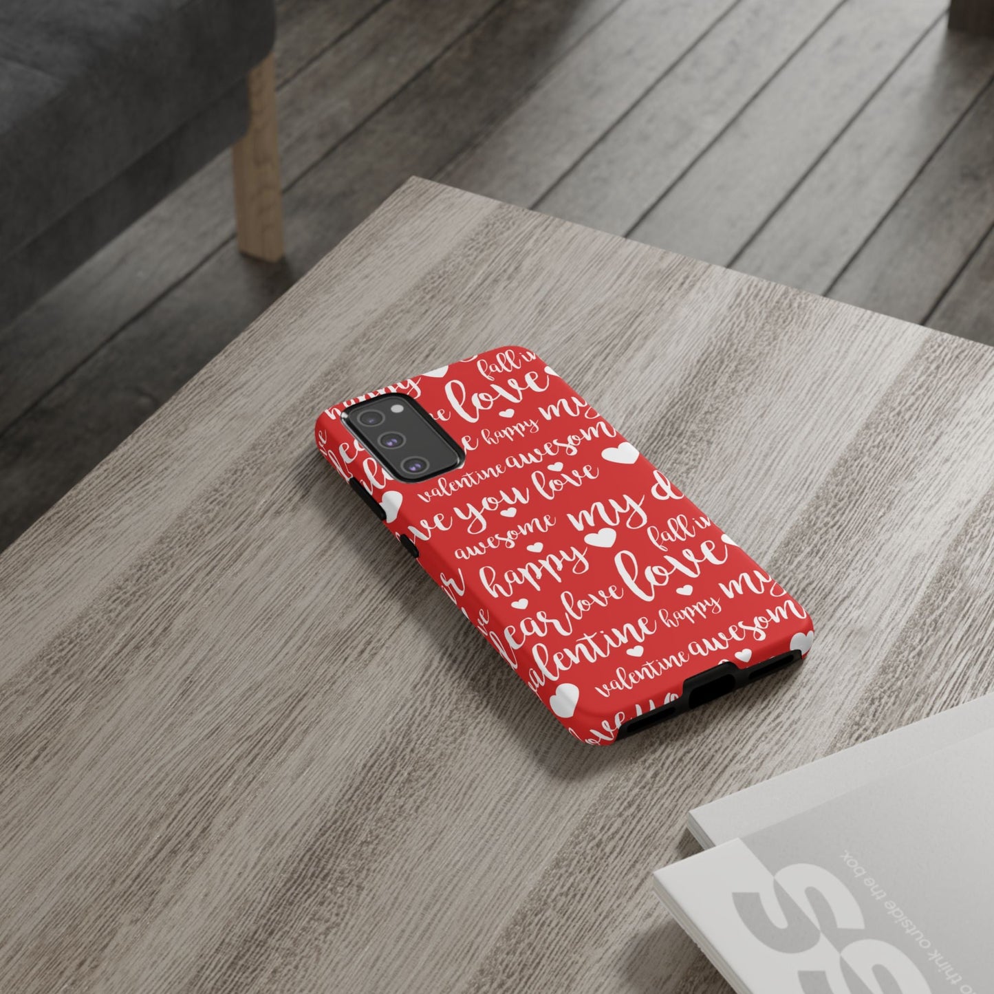 Valentine Words Pattern – Samsung Galaxy Case - BOGO Cases