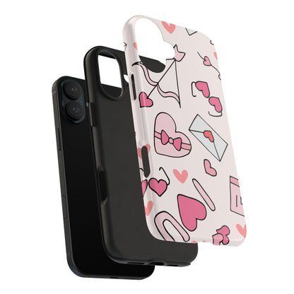 Valentine's Day Scribbles iPhone Case - BOGO Cases
