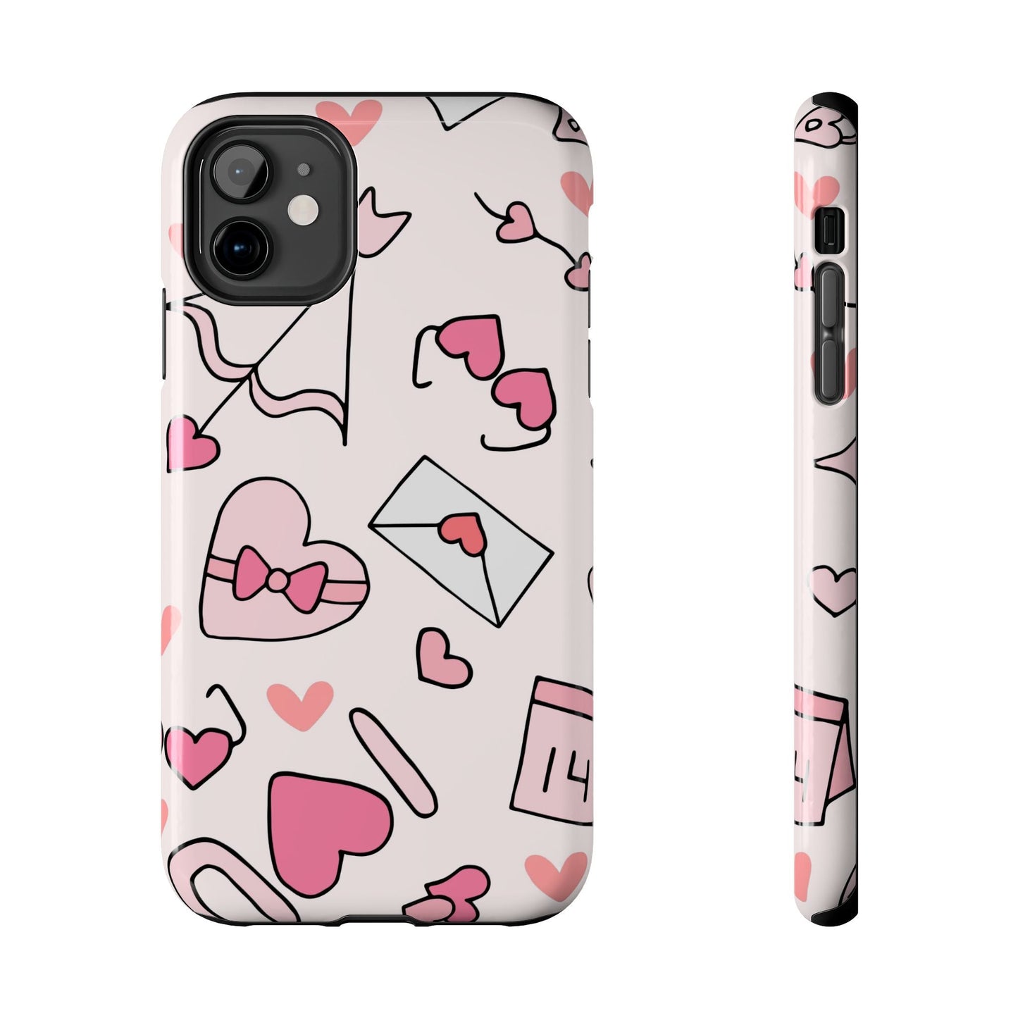 Valentine's Day Scribbles iPhone Case - BOGO Cases