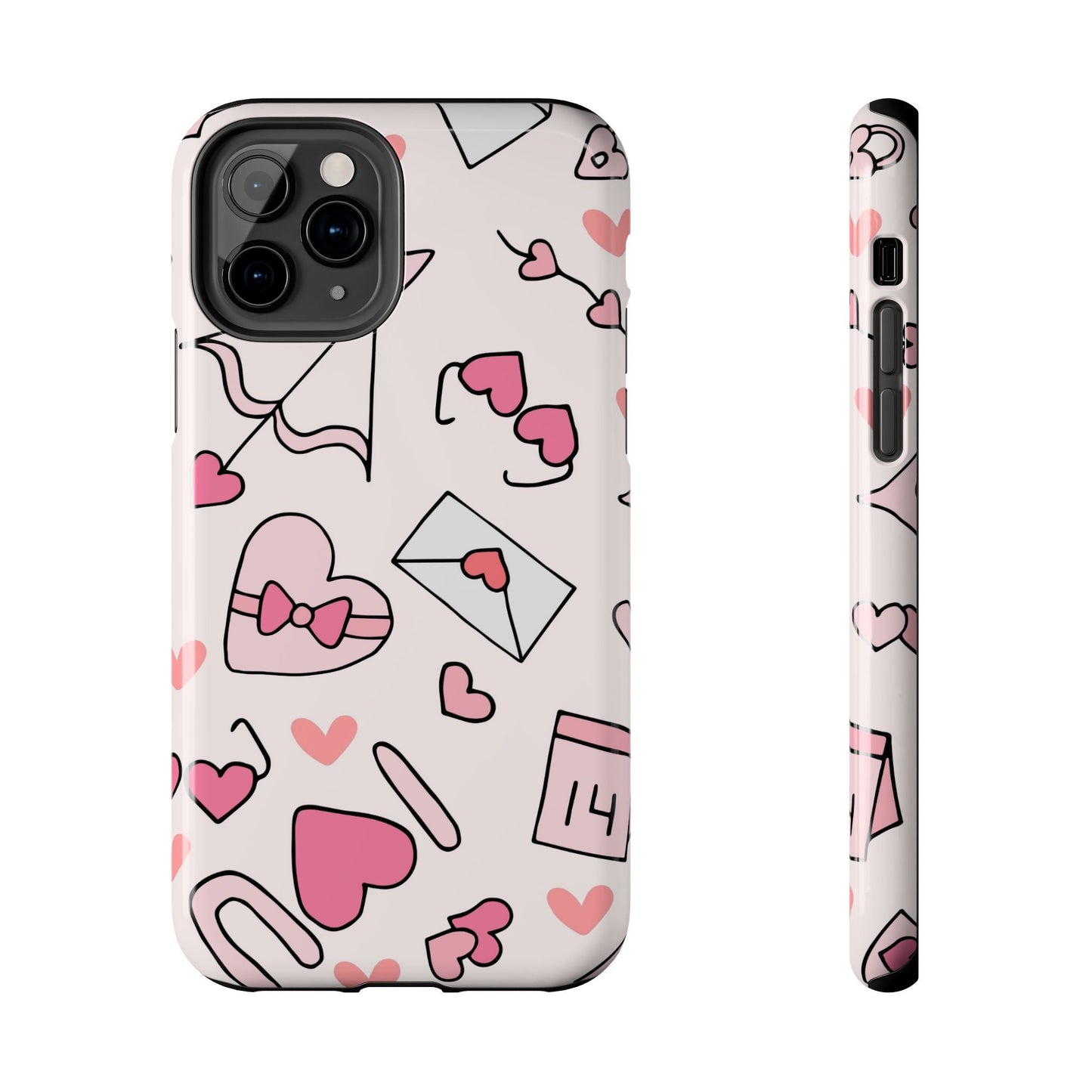Valentine's Day Scribbles iPhone Case - BOGO Cases