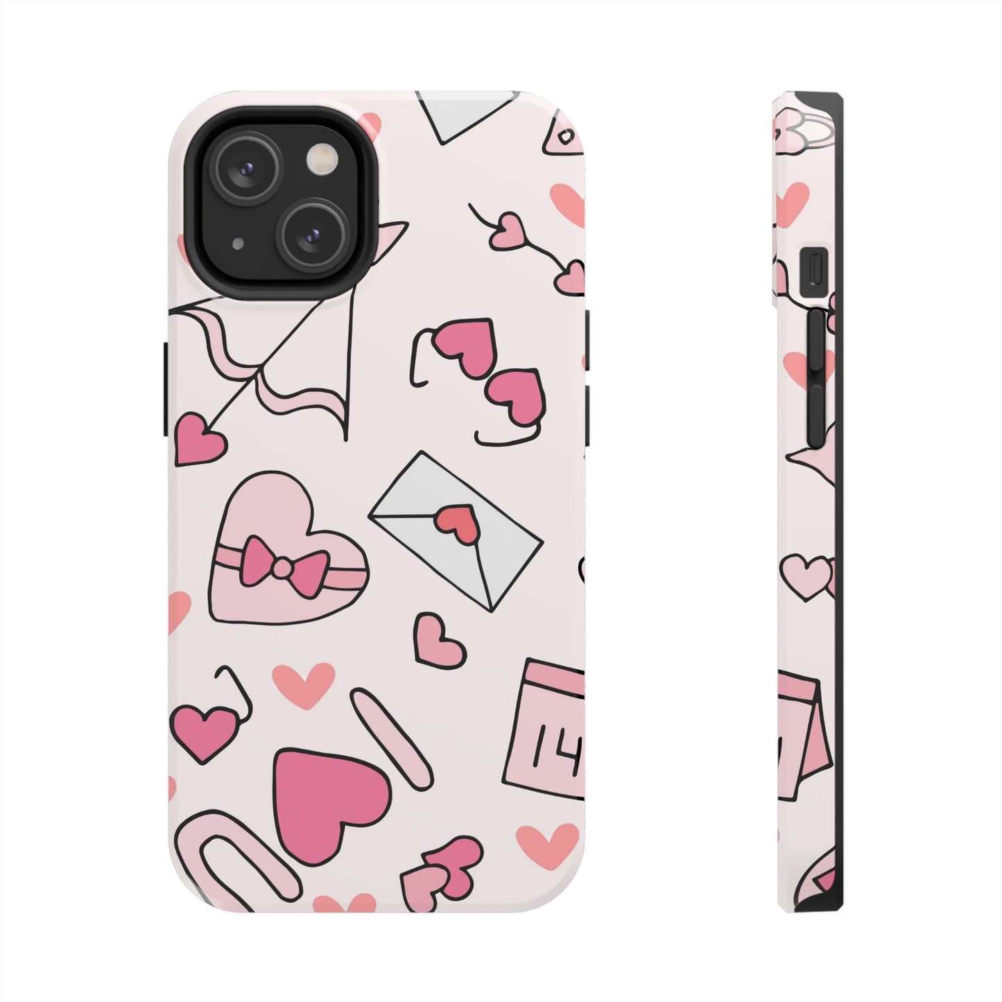 Valentine's Day Scribbles iPhone Case - BOGO Cases