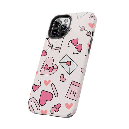 Valentine's Day Scribbles iPhone Case - BOGO Cases