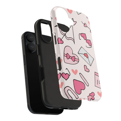 Valentine's Day Scribbles iPhone Case - BOGO Cases