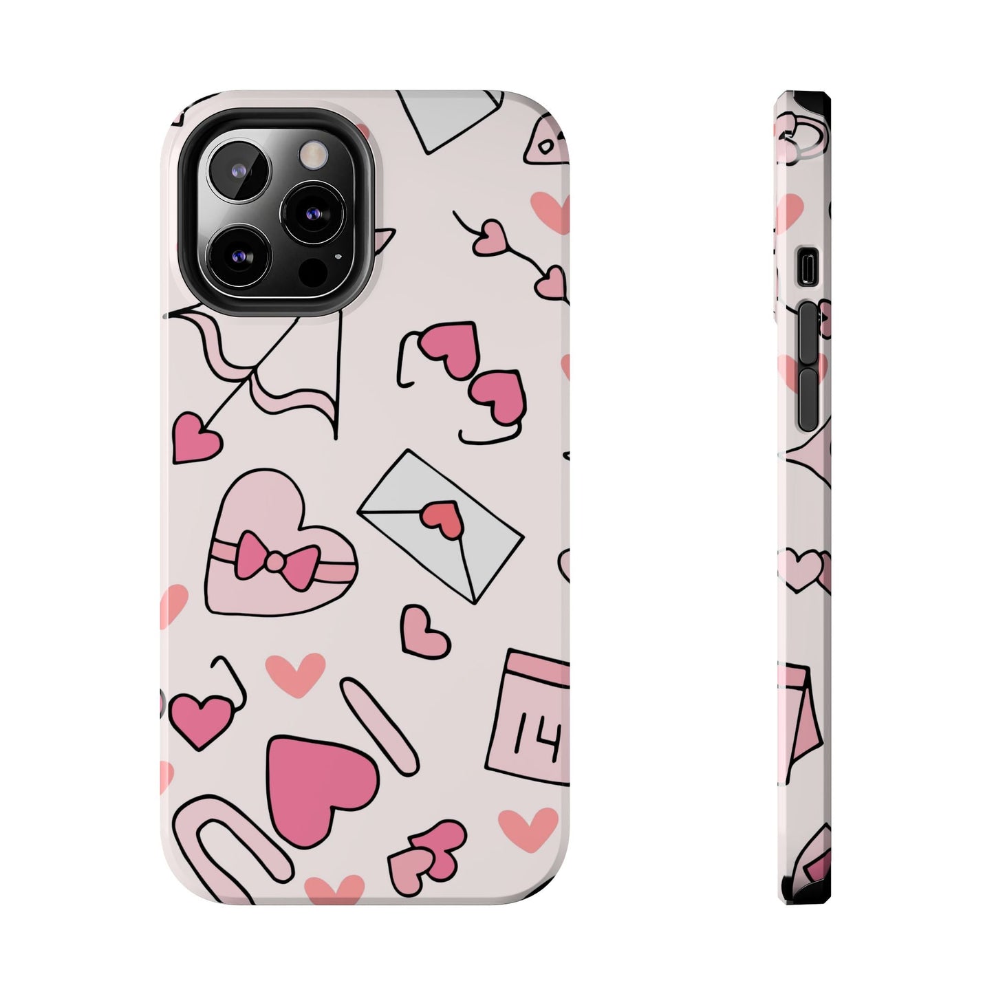Valentine's Day Scribbles iPhone Case - BOGO Cases