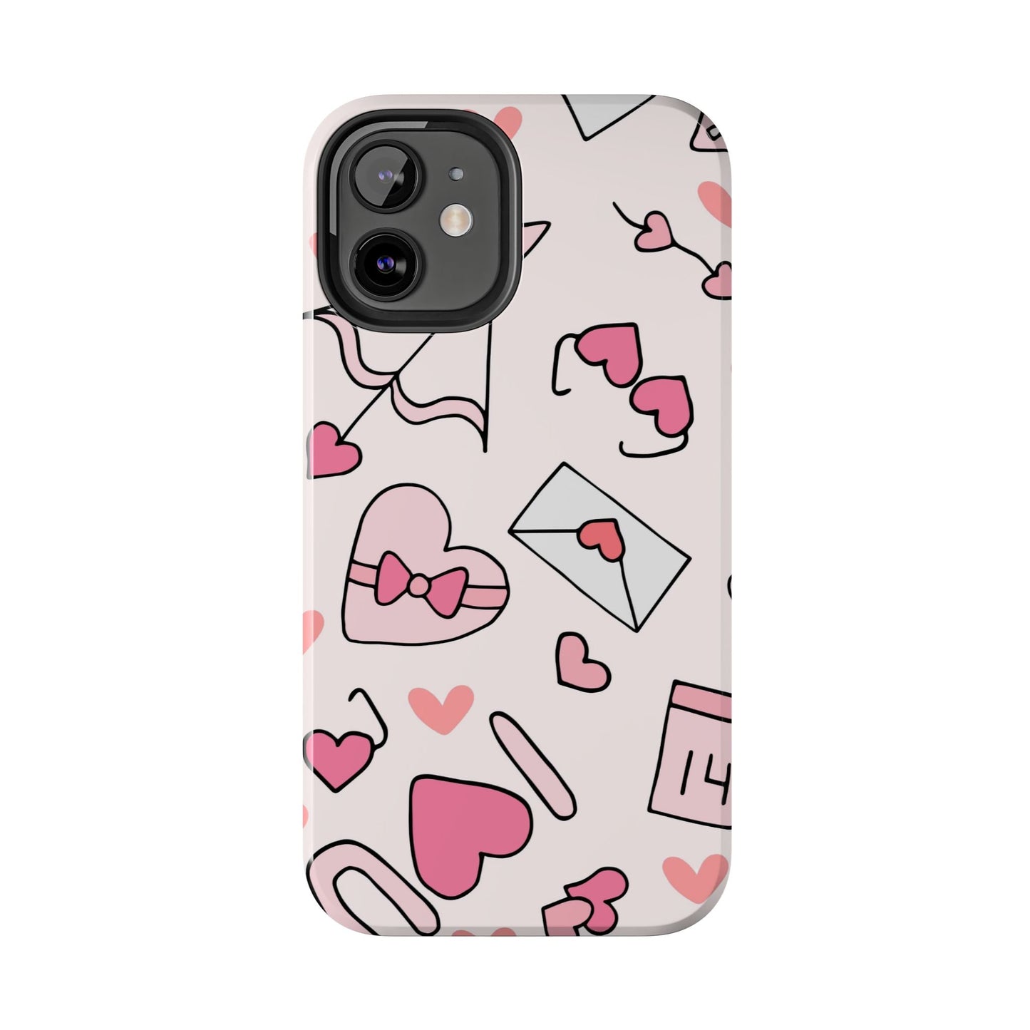 Valentine's Day Scribbles iPhone Case - BOGO Cases