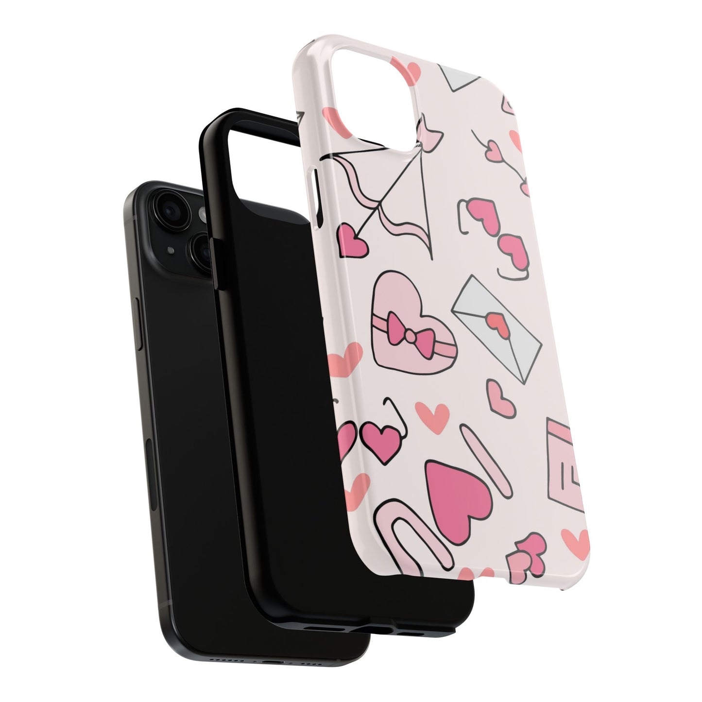 Valentine's Day Scribbles iPhone Case - BOGO Cases