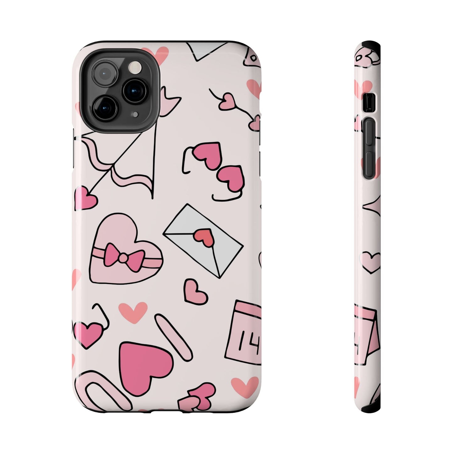 Valentine's Day Scribbles iPhone Case - BOGO Cases