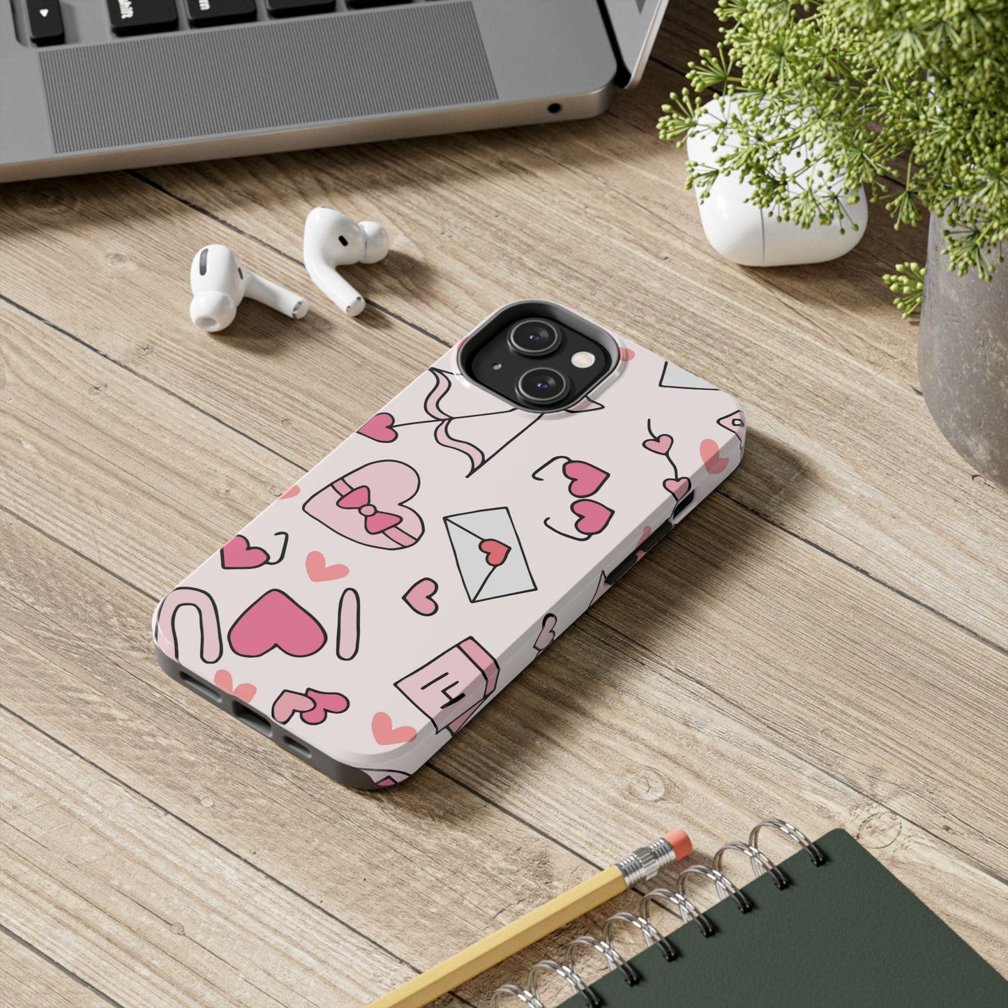 Valentine's Day Scribbles iPhone Case - BOGO Cases