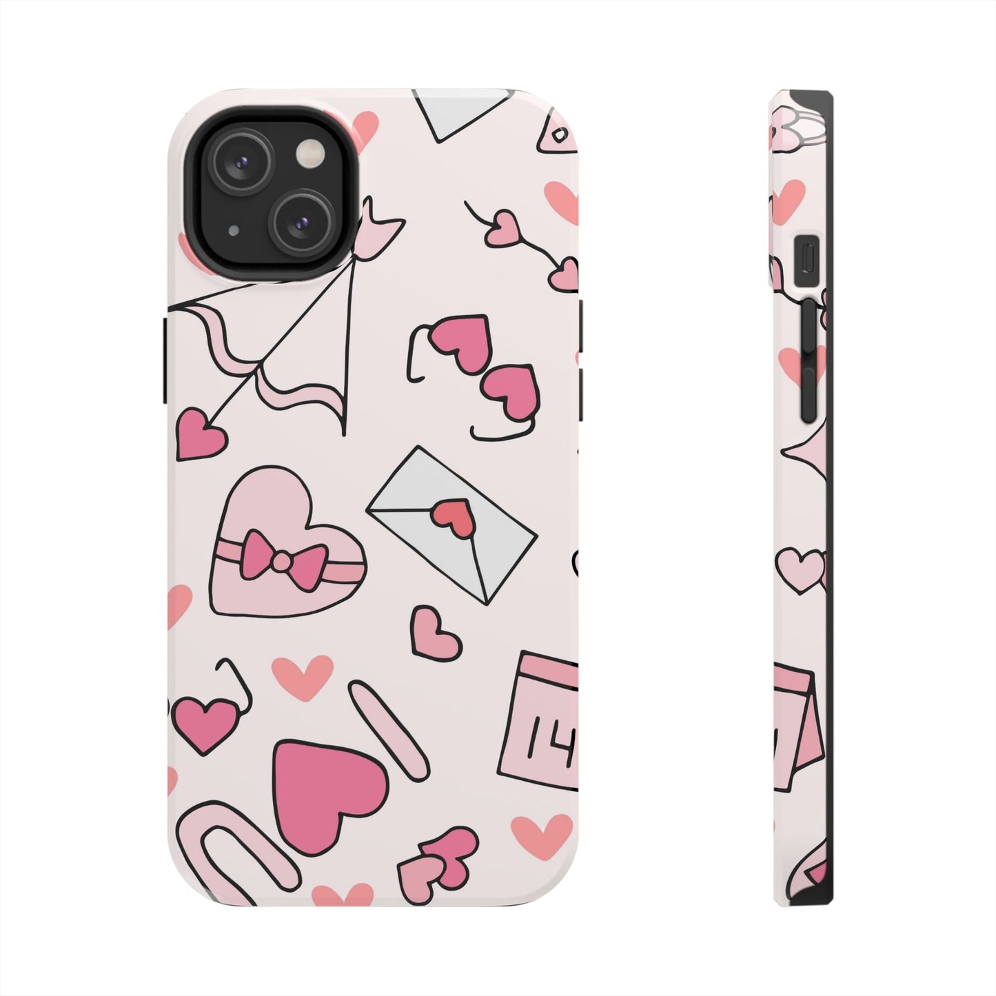 Valentine's Day Scribbles iPhone Case - BOGO Cases