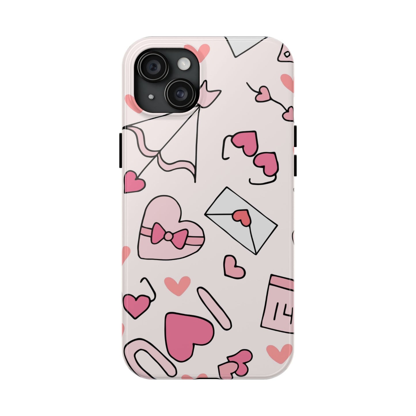 Valentine's Day Scribbles iPhone Case - BOGO Cases