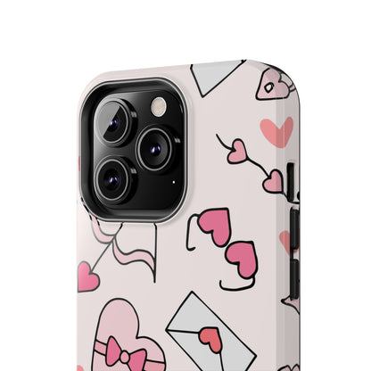 Valentine's Day Scribbles iPhone Case - BOGO Cases