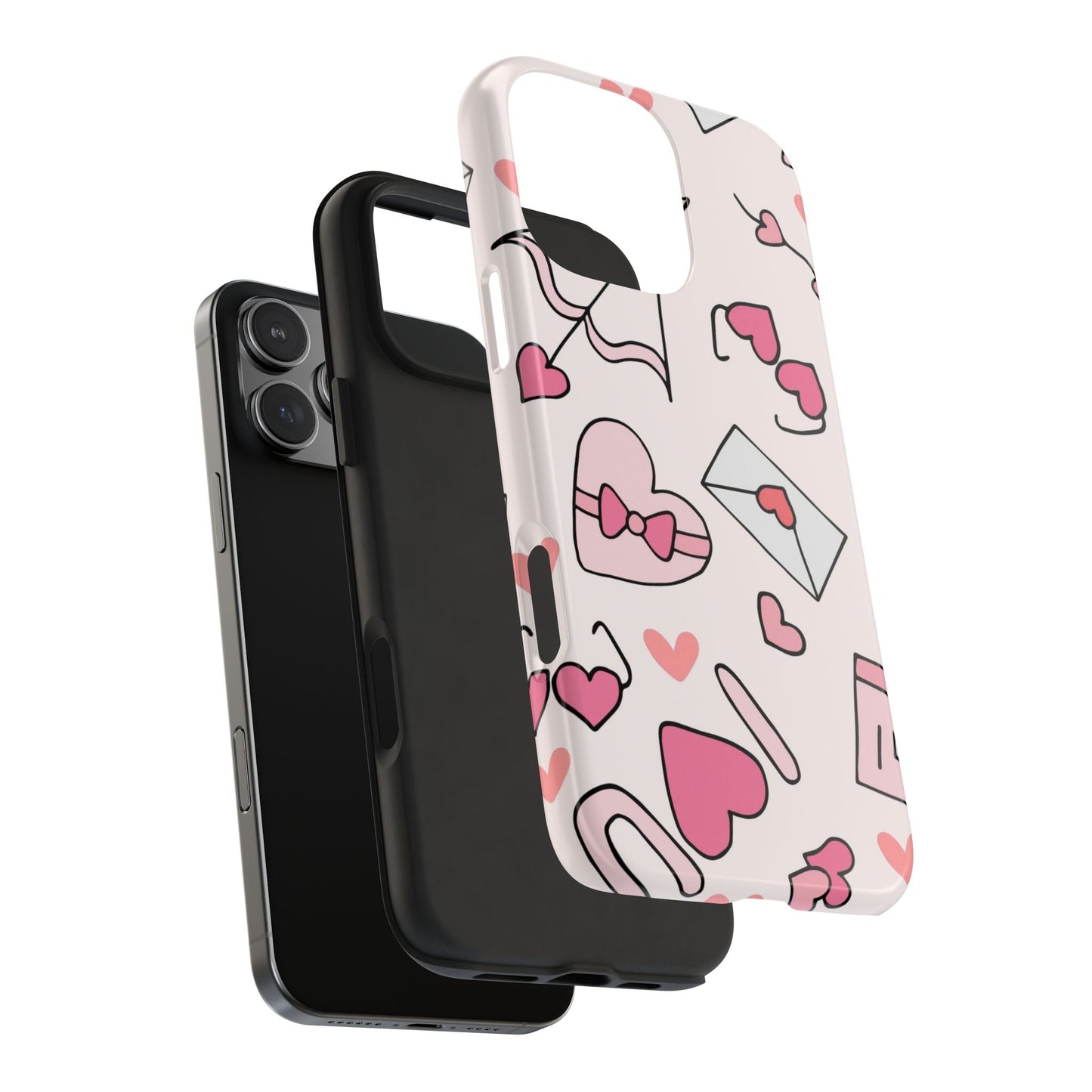 Valentine's Day Scribbles iPhone Case - BOGO Cases