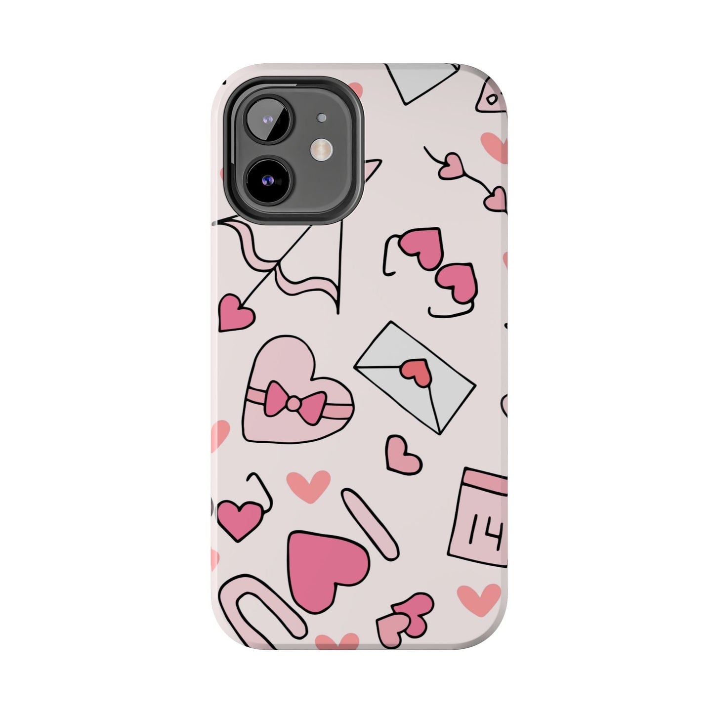 Valentine's Day Scribbles iPhone Case - BOGO Cases