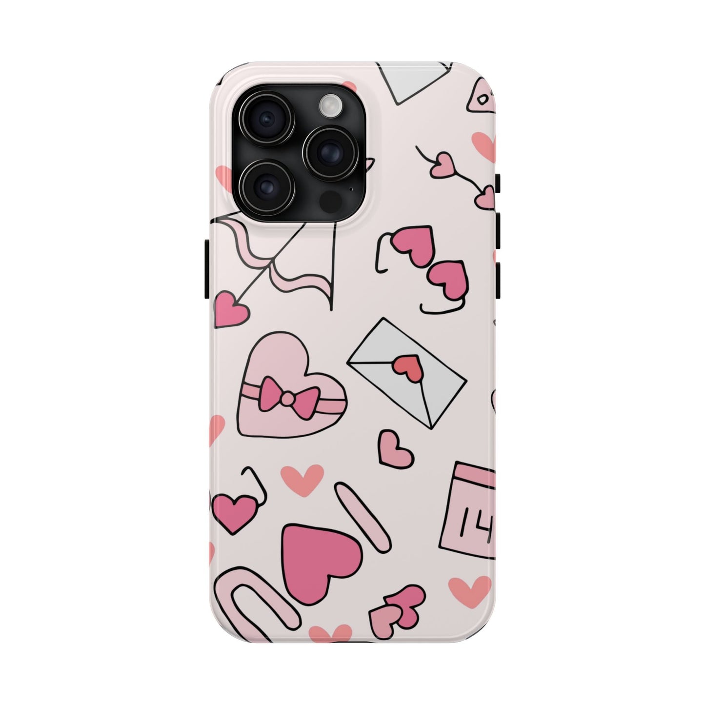 Valentine's Day Scribbles iPhone Case - BOGO Cases