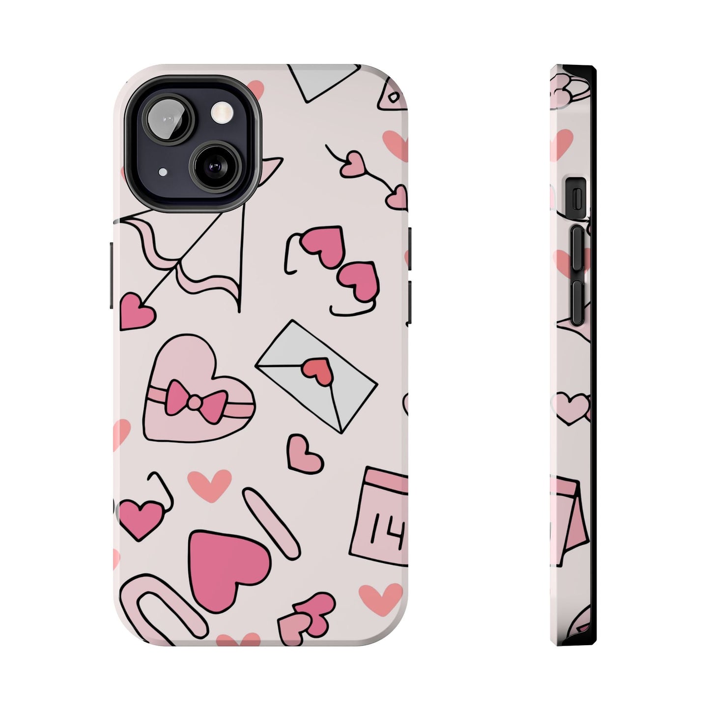 Valentine's Day Scribbles iPhone Case - BOGO Cases