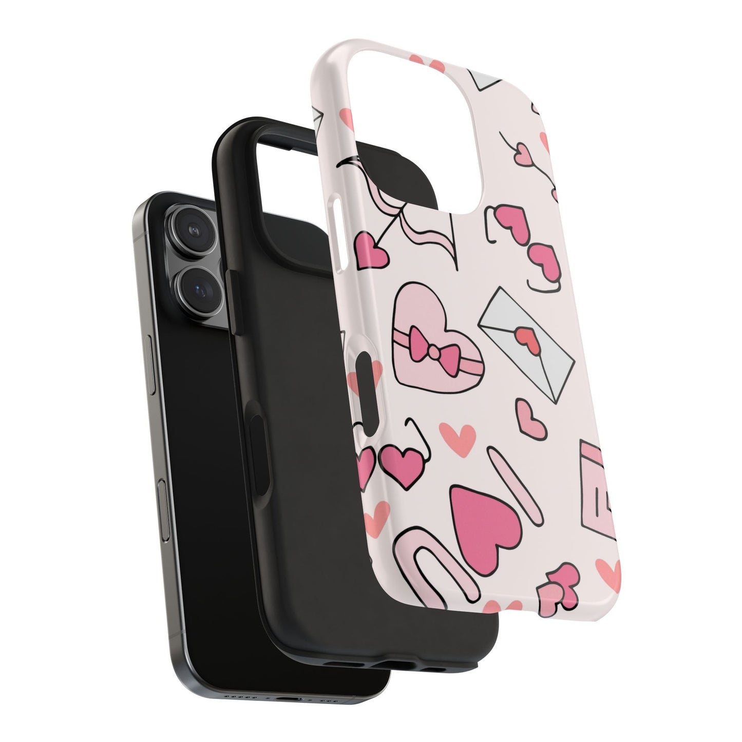 Valentine's Day Scribbles iPhone Case - BOGO Cases