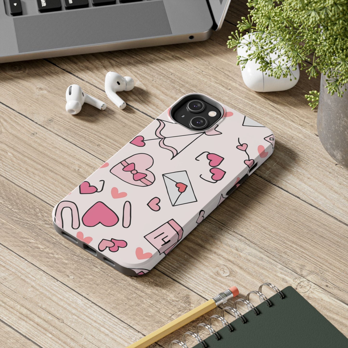 Valentine's Day Scribbles iPhone Case - BOGO Cases