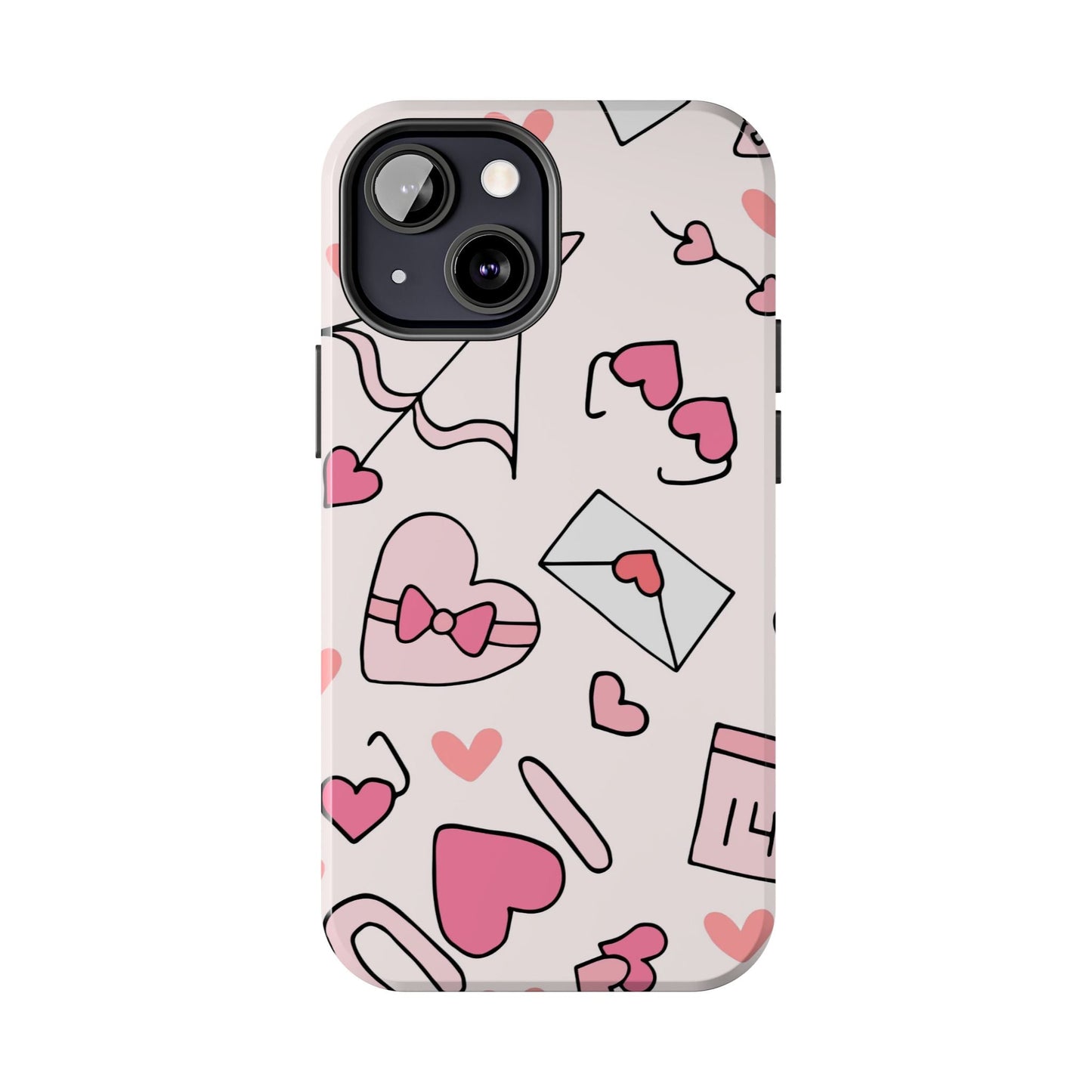 Valentine's Day Scribbles iPhone Case - BOGO Cases