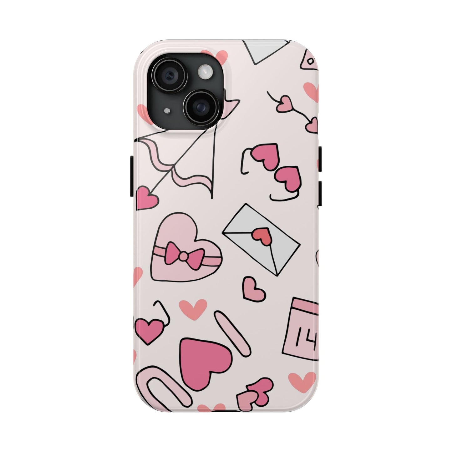 Valentine's Day Scribbles iPhone Case - BOGO Cases
