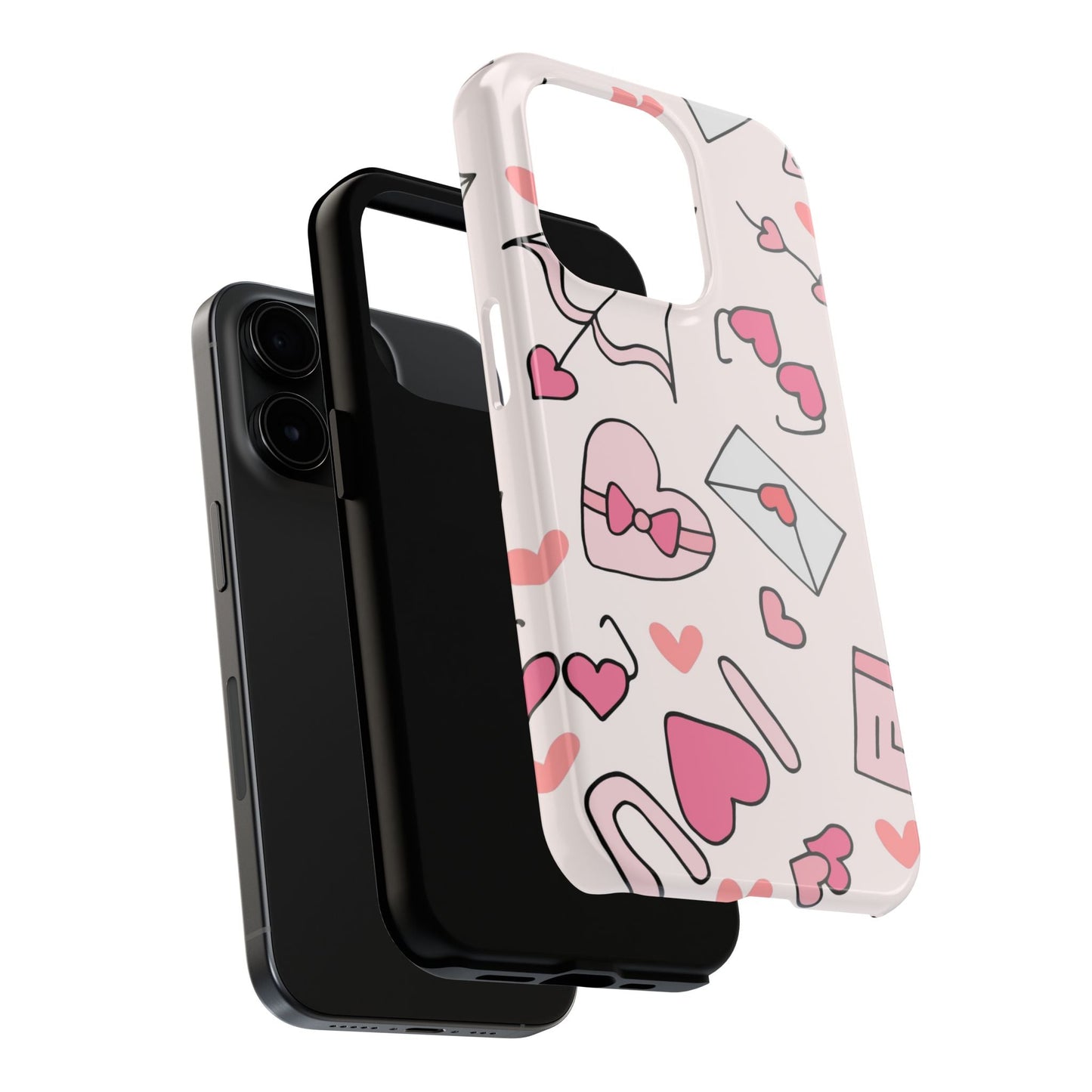 Valentine's Day Scribbles iPhone Case - BOGO Cases