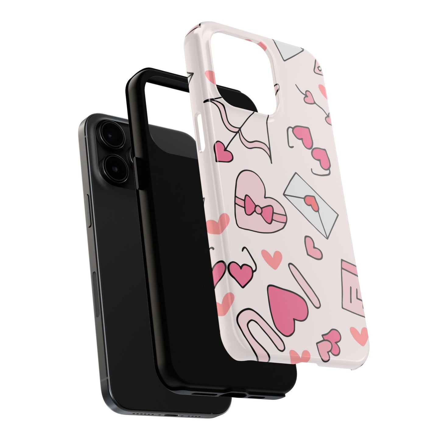 Valentine's Day Scribbles iPhone Case - BOGO Cases