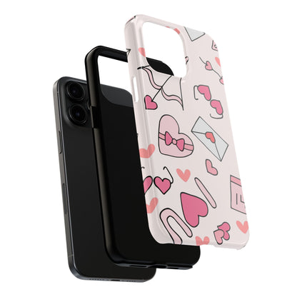 Valentine's Day Scribbles iPhone Case - BOGO Cases