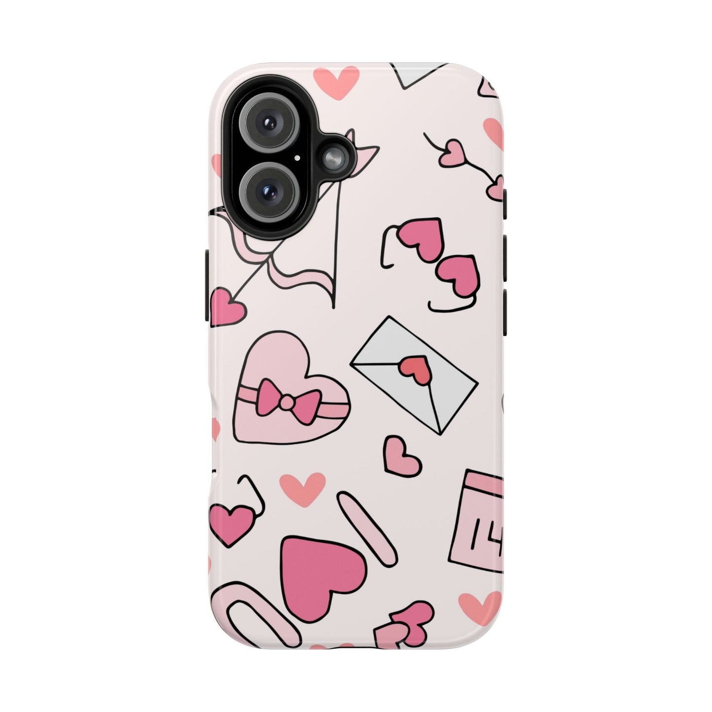 Valentine's Day Scribbles iPhone Case - BOGO Cases