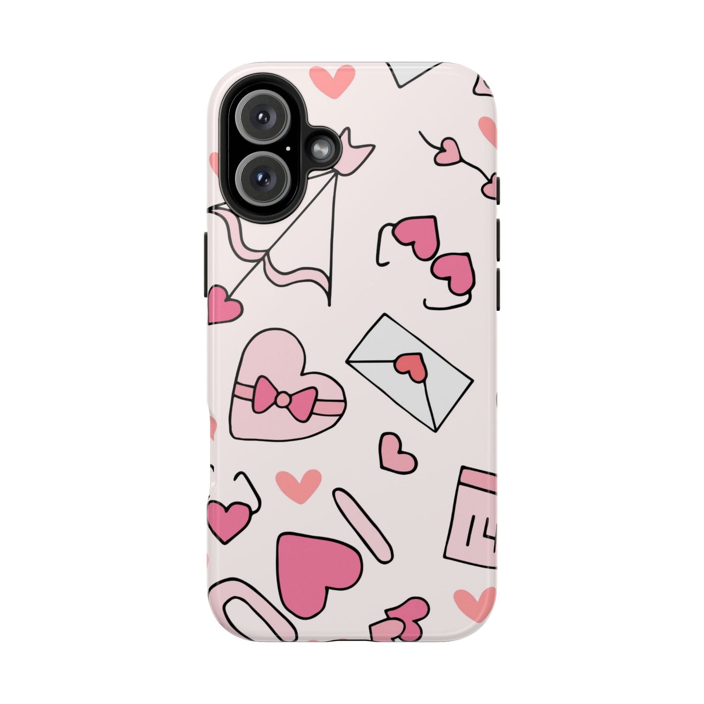 Valentine's Day Scribbles iPhone Case - BOGO Cases