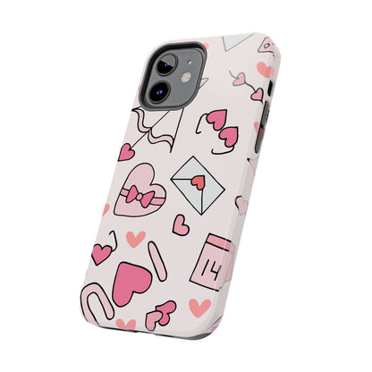 Valentine's Day Scribbles iPhone Case - BOGO Cases