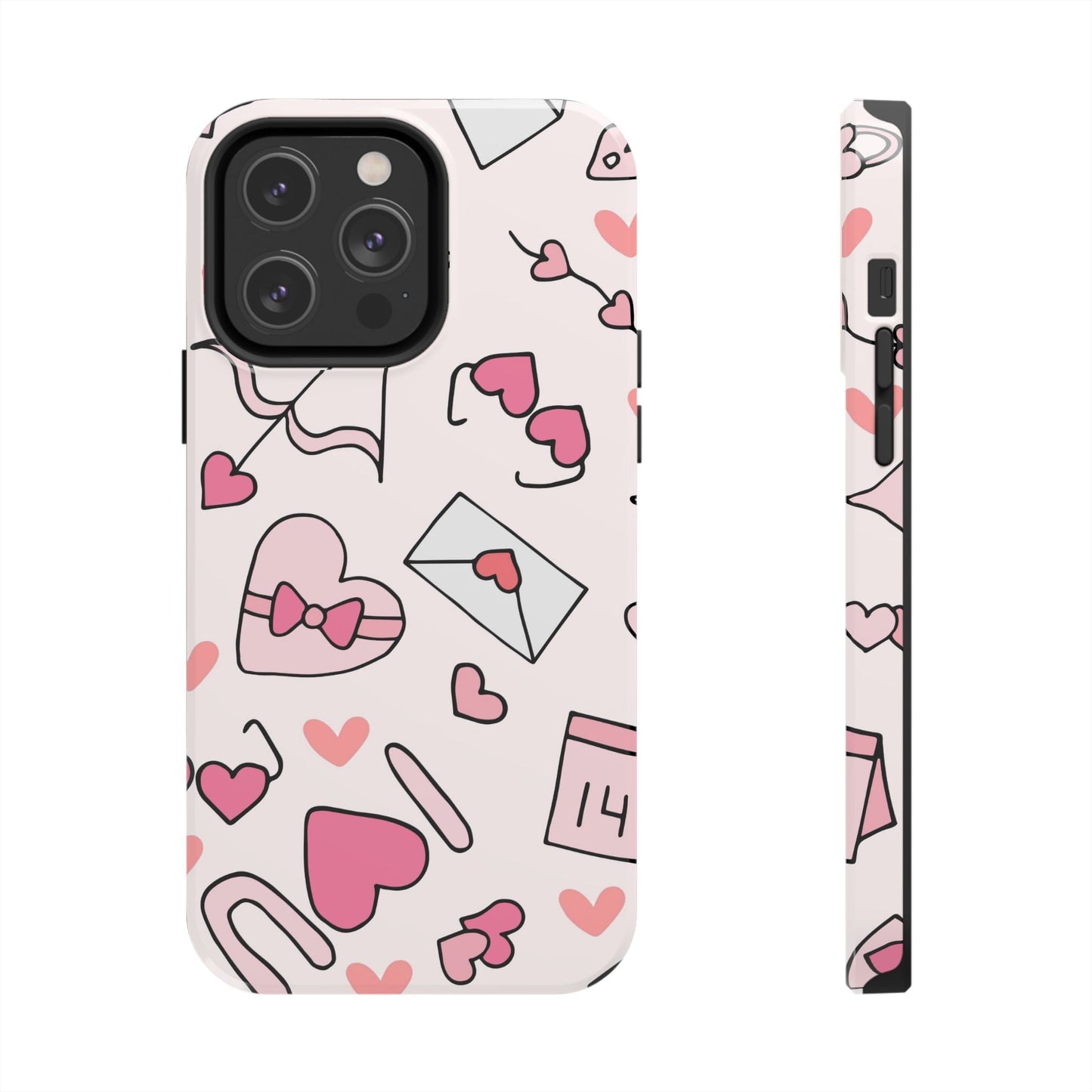 Valentine's Day Scribbles iPhone Case - BOGO Cases