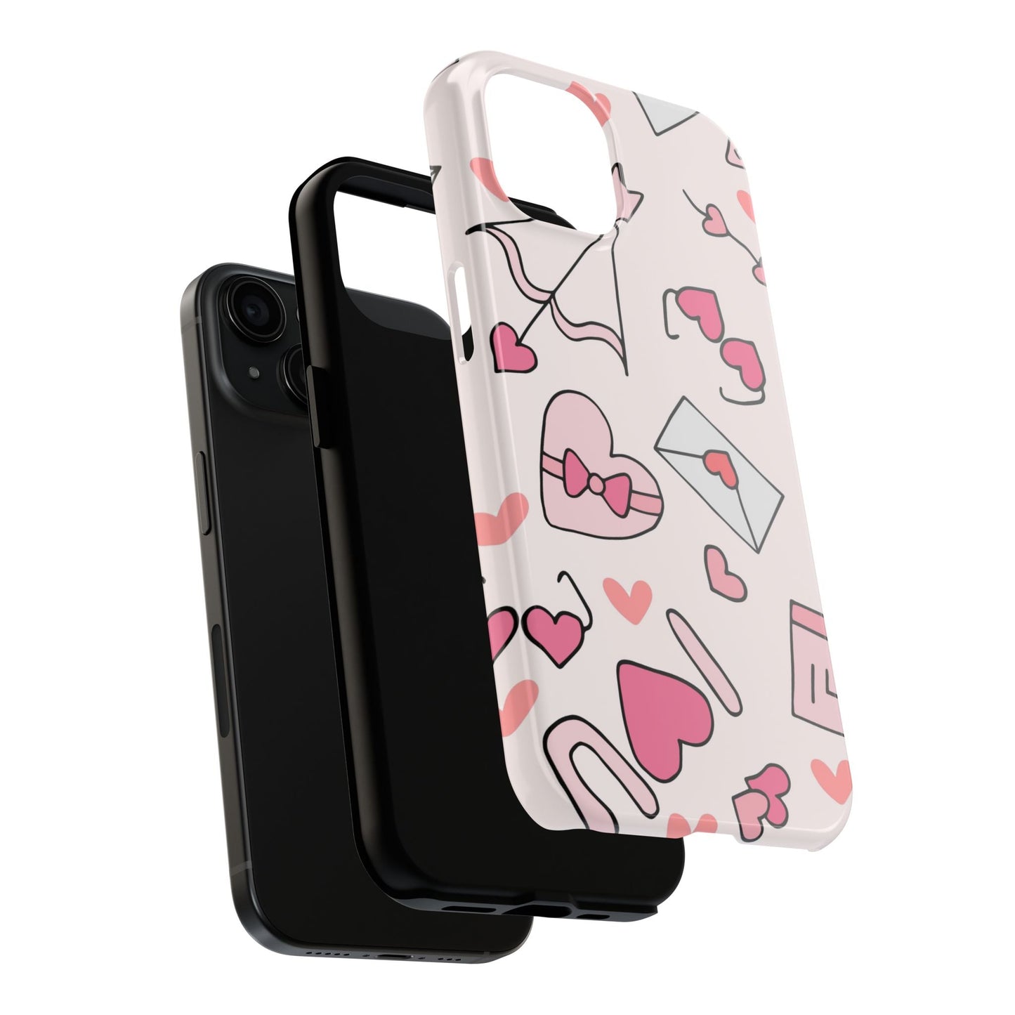 Valentine's Day Scribbles iPhone Case - BOGO Cases